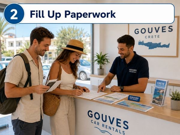 Fill up paperwork